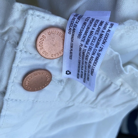 Universal Thread High Waist Shorts White 3x Plus Size Stretchy NWT - Picture 6 of 7